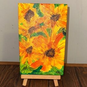 Vibrant Sunflower Canvas Art